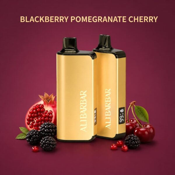 alibarbar 9000 puffs blackberry pomegranate cherry
