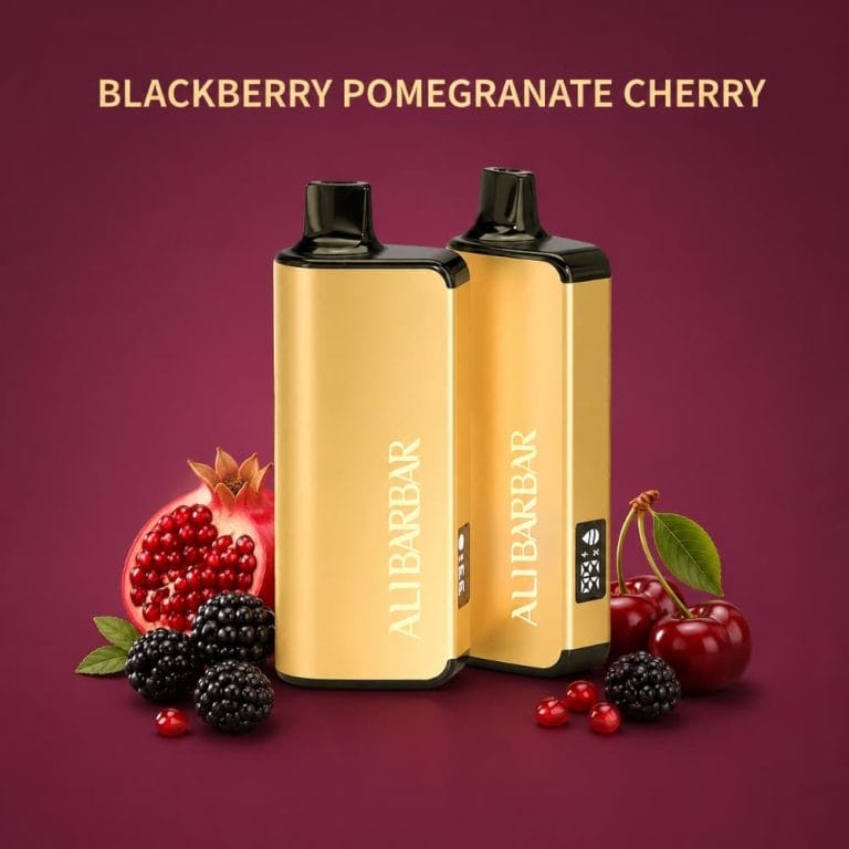 alibarbar 9000 puffs blackberry pomegranate cherry