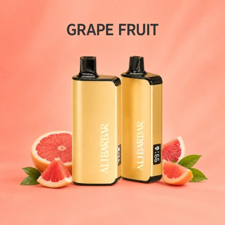 alibarbar 9000 puffs grape fruit