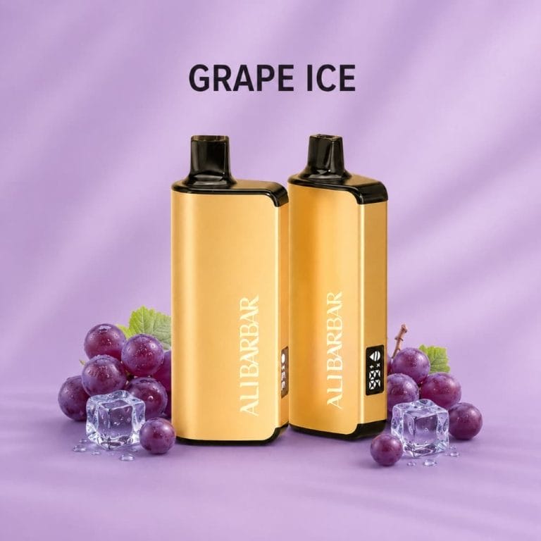 alibarbar 9000 puffs grape ice