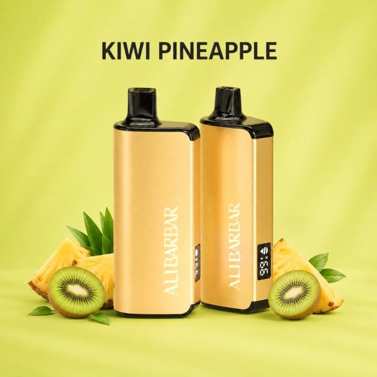 alibarbar 9000 puffs kiwi pineapple