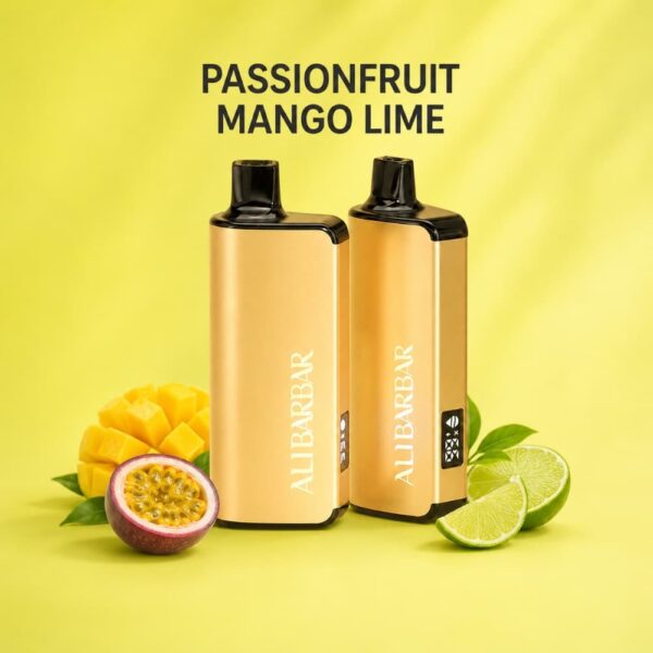 alibarbar 9000 puffs passionfruit mango lime