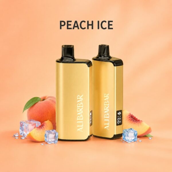 alibarbar 9000 puffs peach ice