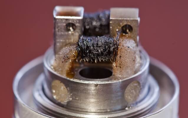 burnt vape coil