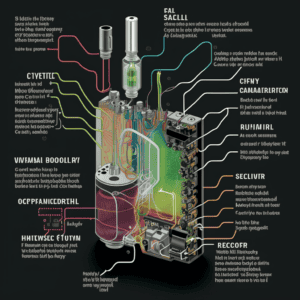 A warning image showing a damaged disposable vape or tools like a screwdriver next to a vape, emphasizing the danger of attempting to open sealed electronic devices.
