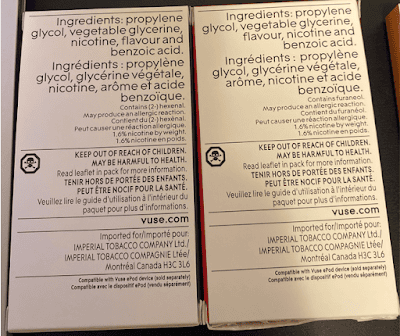 Close-up of the underside of a vape box showing clearly printed batch/lot number, manufacturing date (MFG), and expiry date (EXP).