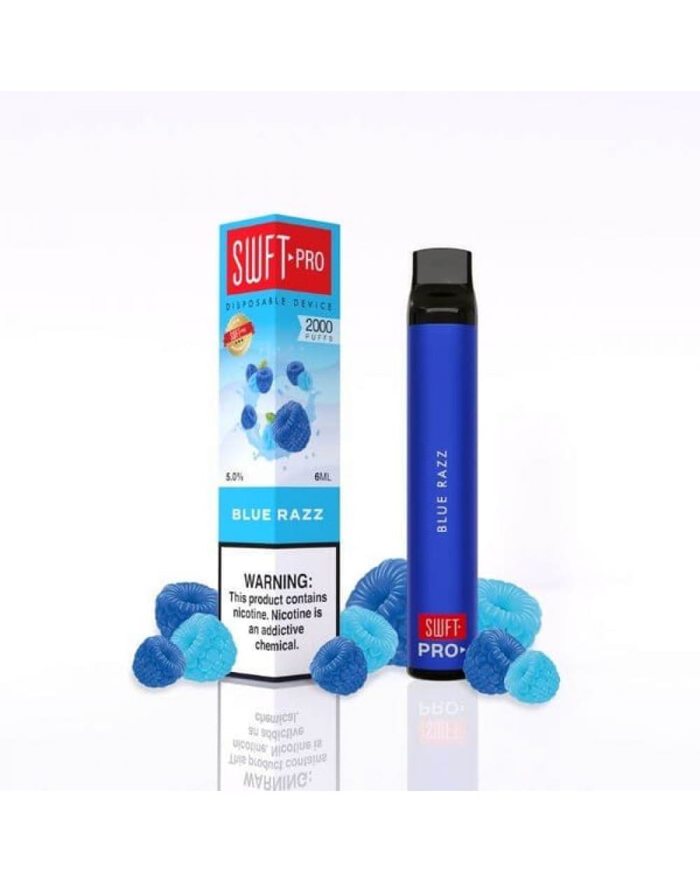 A fully rechargeable and refillable pod system, possibly disassembled to show the battery body and a removable, refillable pod or tank.