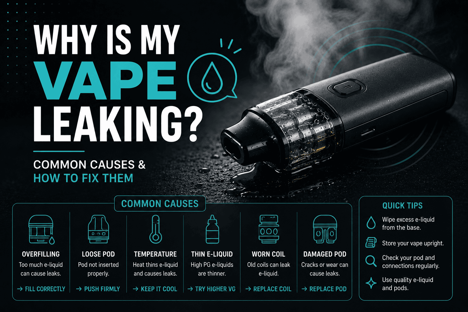 A person using an alcohol wipe to clean the mouthpiece and exterior of a vape device.