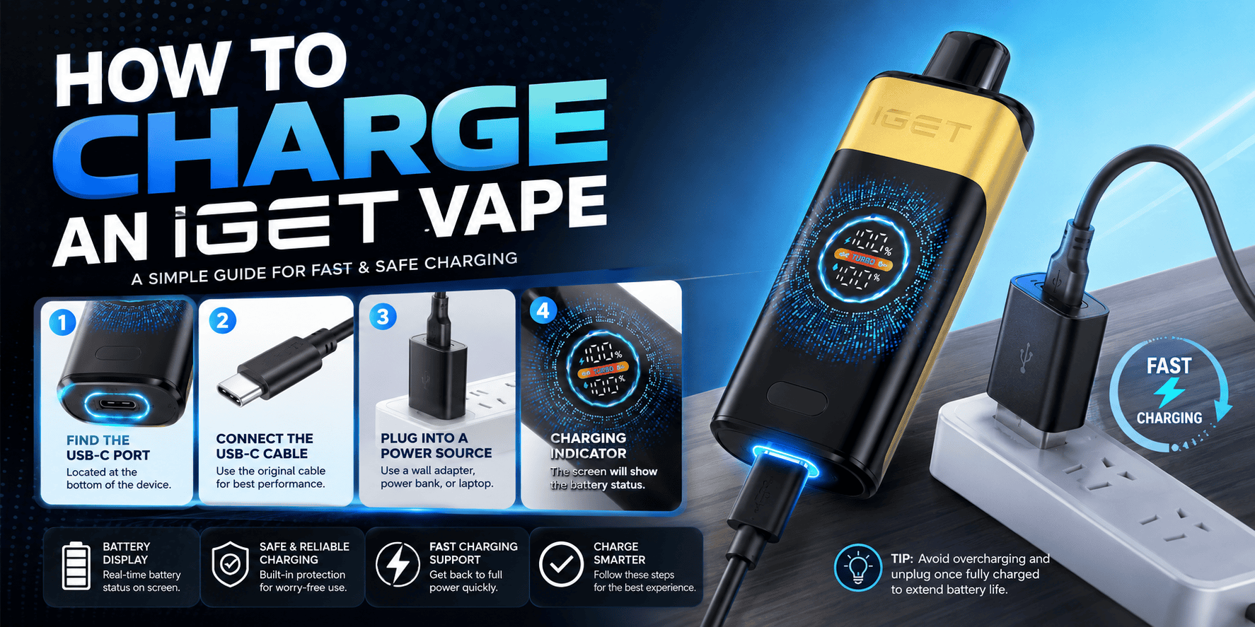 Detailed product shots of the IGET ONE 12000 and IGET BAR PRO 10000 disposable vapes, possibly with specifications overlaid