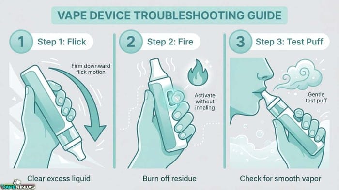how to fix bubbling vape flick